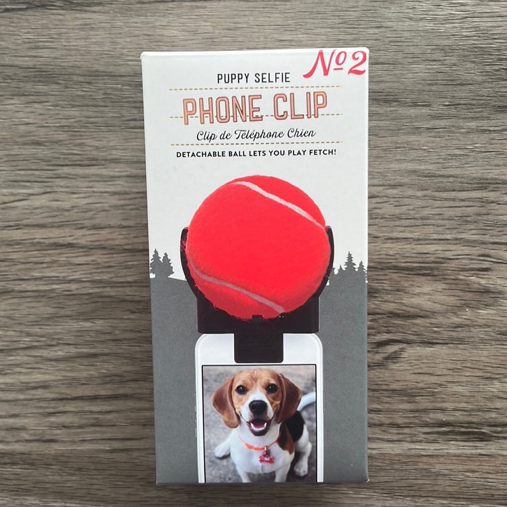 Phone clip tennis ball camera picture selfie